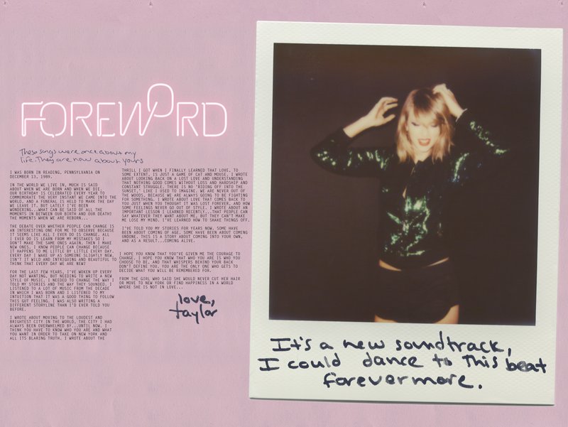 Taylor Swift — Booklet — photo 1