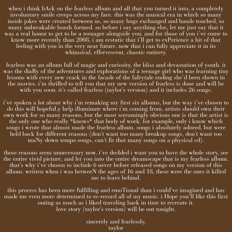 Taylor Swift — cover + notes — photo 2