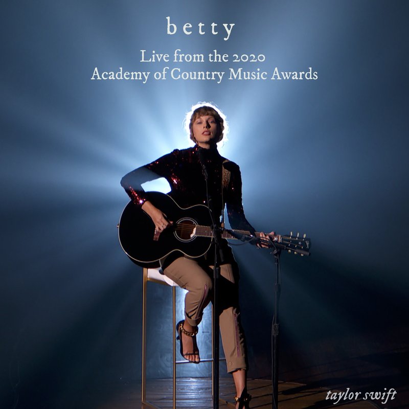 betty (Live from the 2020 Academy of Country Music Awards) - Single Cover