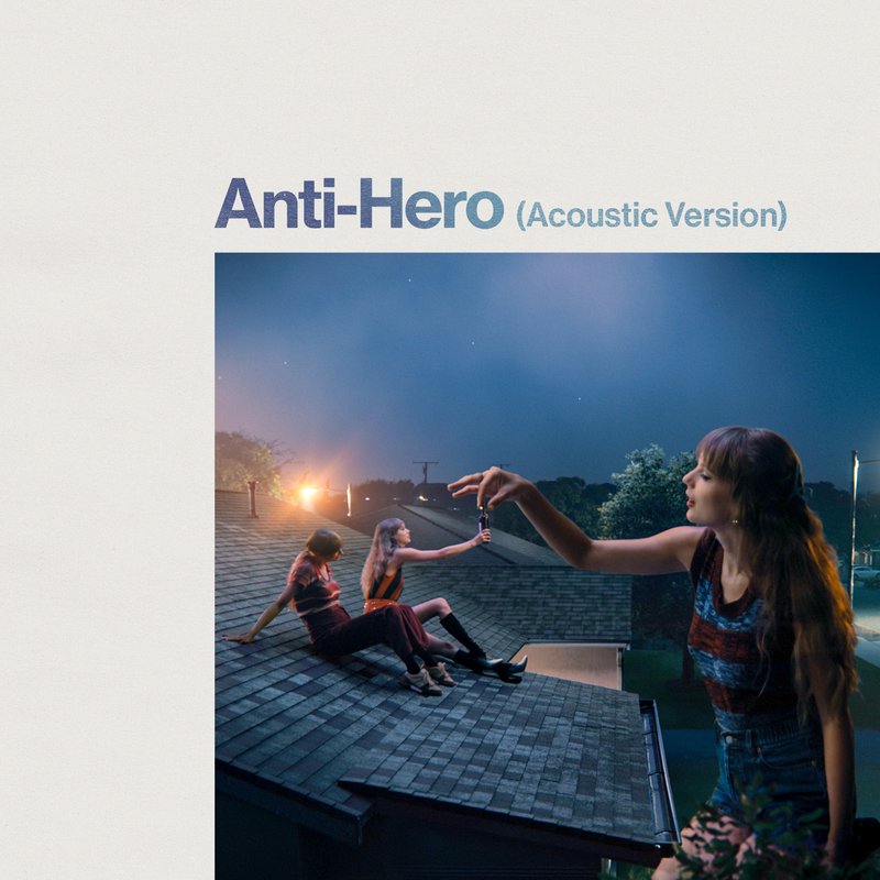"Anti-Hero" (Acoustic Version) Single Cover