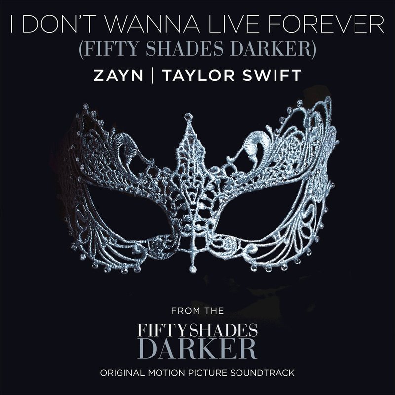 "I Don’t Wanna Live Forever" Single Cover