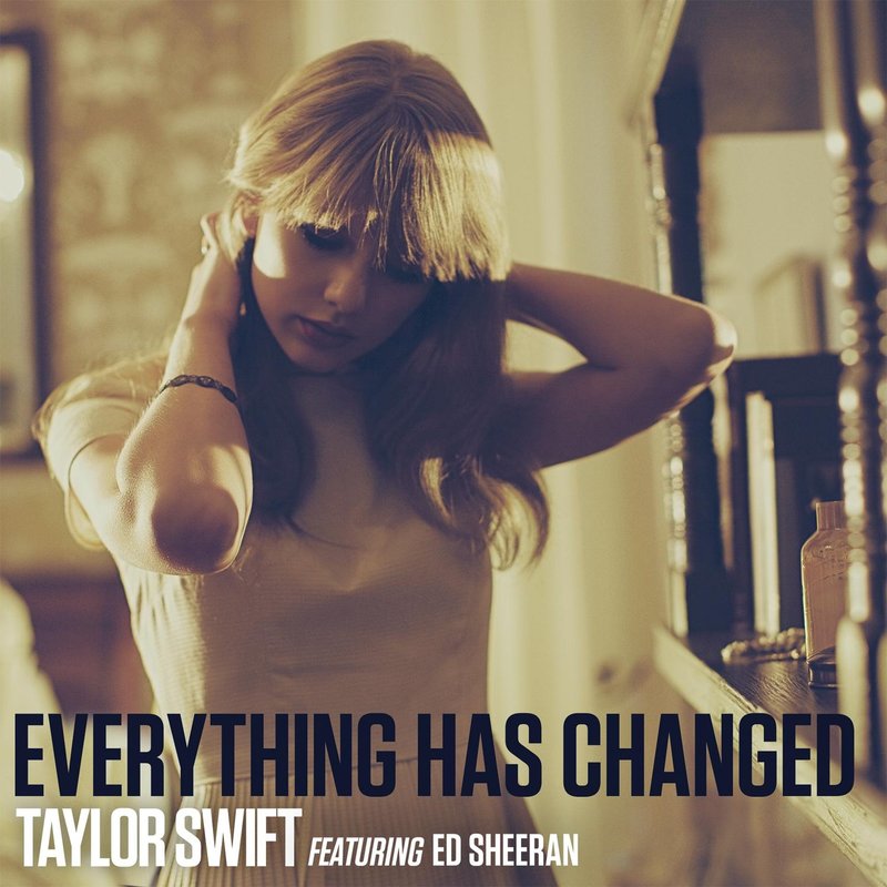 "Everything Has Changed" single cover