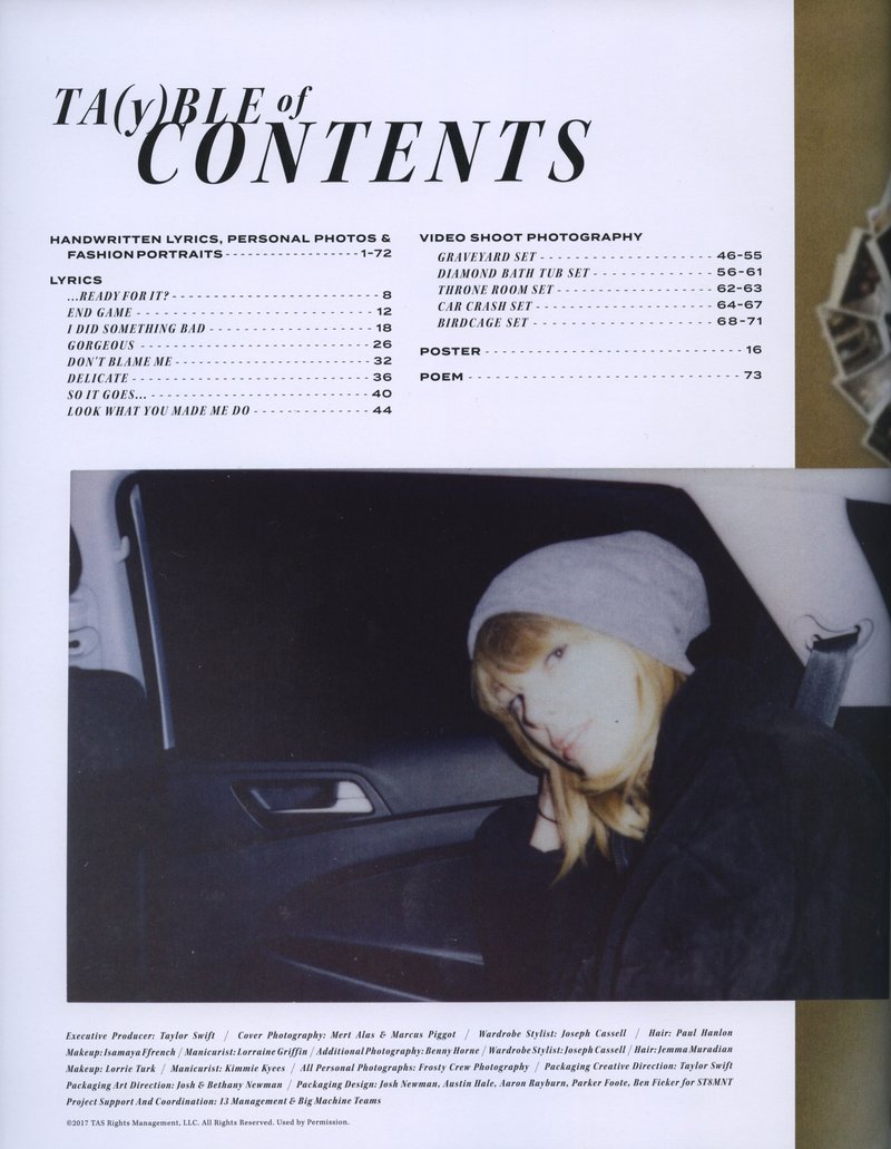 Taylor Swift — reputation volume 1 — photo 5