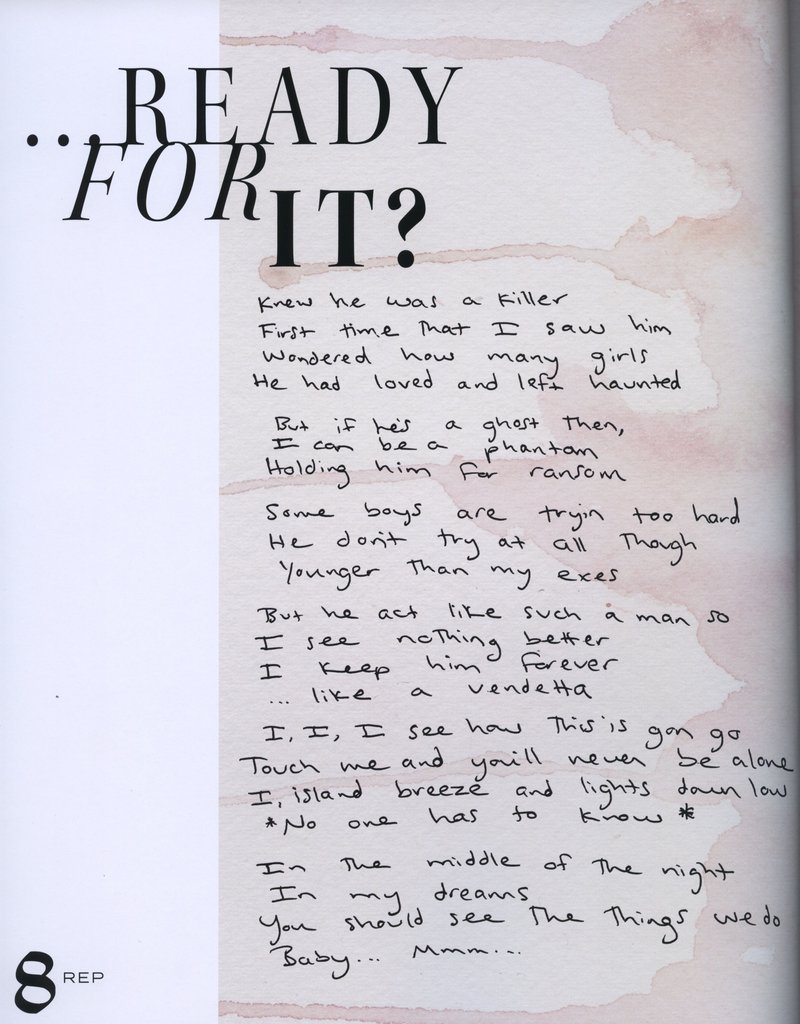 Taylor Swift — reputation volume 1 — photo 11