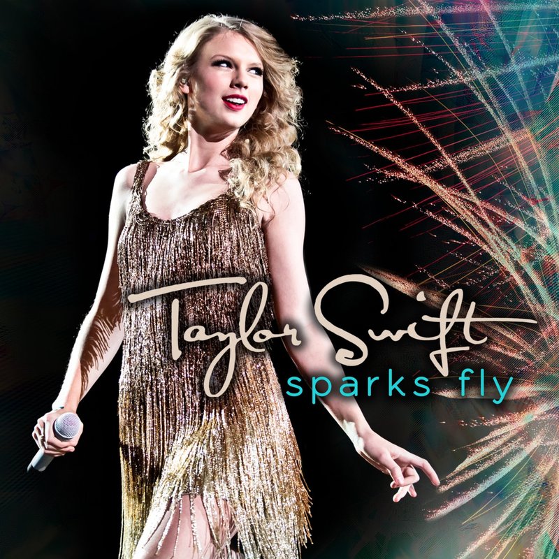 Taylor Swift — "Sparks Fly" single cover — photo 1