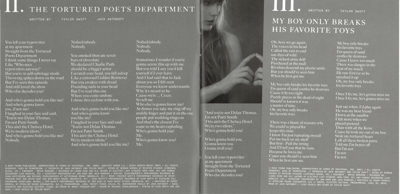 Taylor Swift — The Albatross CD Booklet — photo 3
