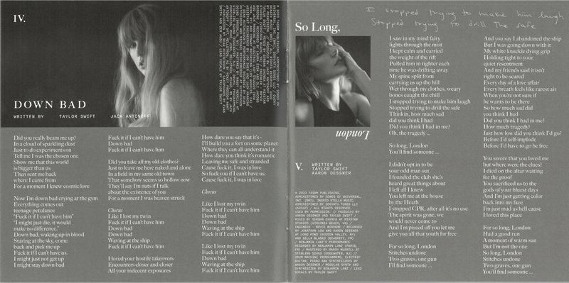 Taylor Swift — The Albatross CD Booklet — photo 4