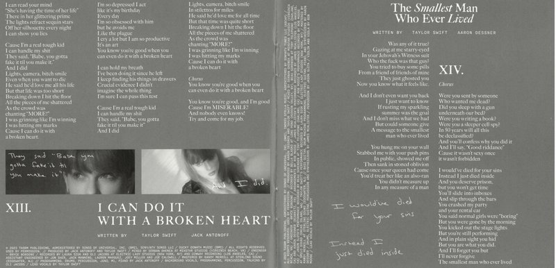 Taylor Swift — The Albatross CD Booklet — photo 8