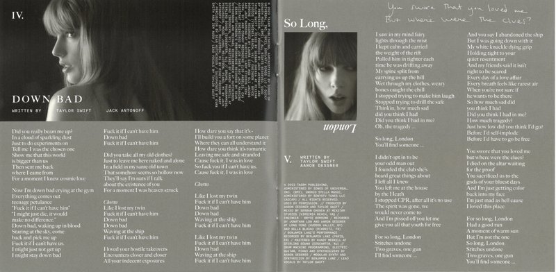 Taylor Swift — The Bolter CD Booklet — photo 4
