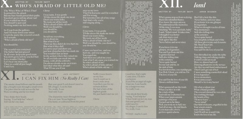 Taylor Swift — The Bolter CD Booklet — photo 7