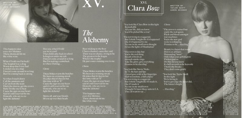 Taylor Swift — The Bolter CD Booklet — photo 9