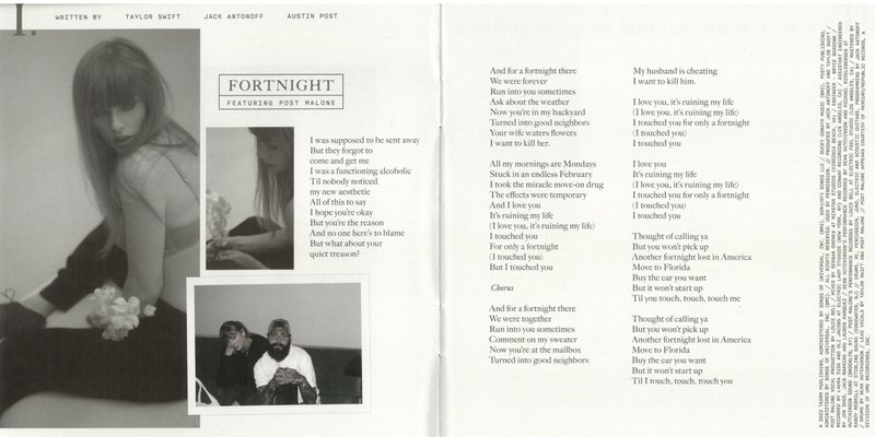 Taylor Swift — The Manuscript CD Booklet — photo 2