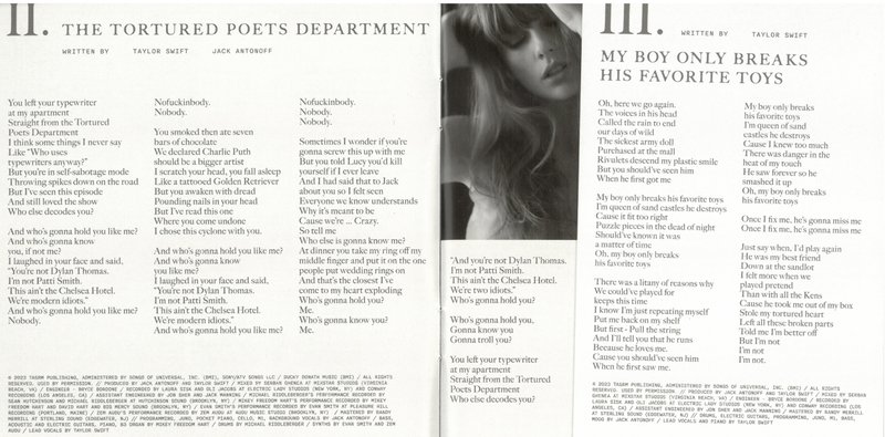 Taylor Swift — The Manuscript CD Booklet — photo 3
