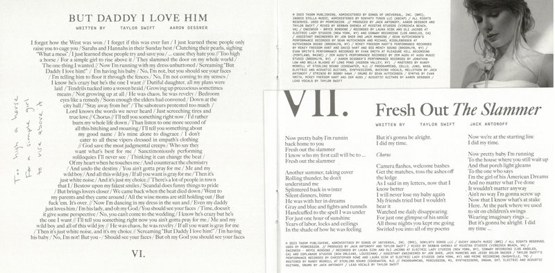 Taylor Swift — The Manuscript CD Booklet — photo 5