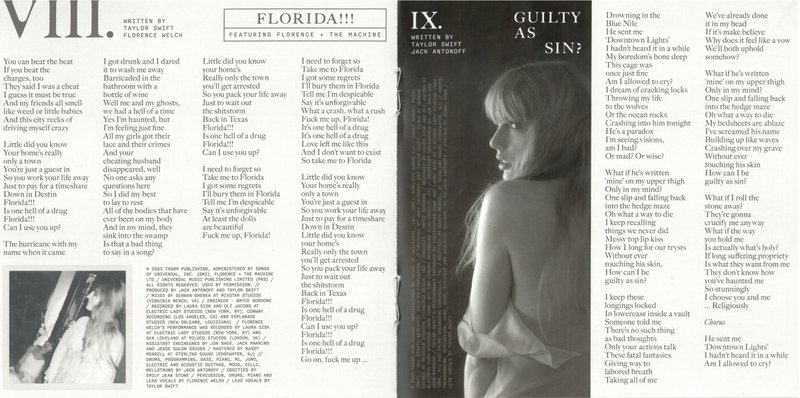 Taylor Swift — The Manuscript CD Booklet — photo 6
