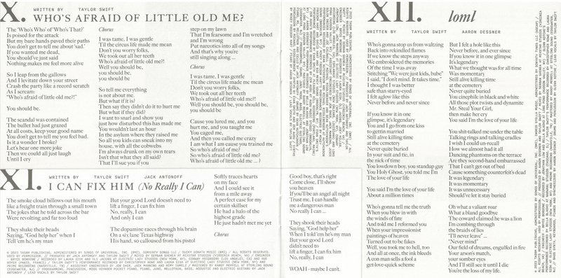 Taylor Swift — The Manuscript CD Booklet — photo 7