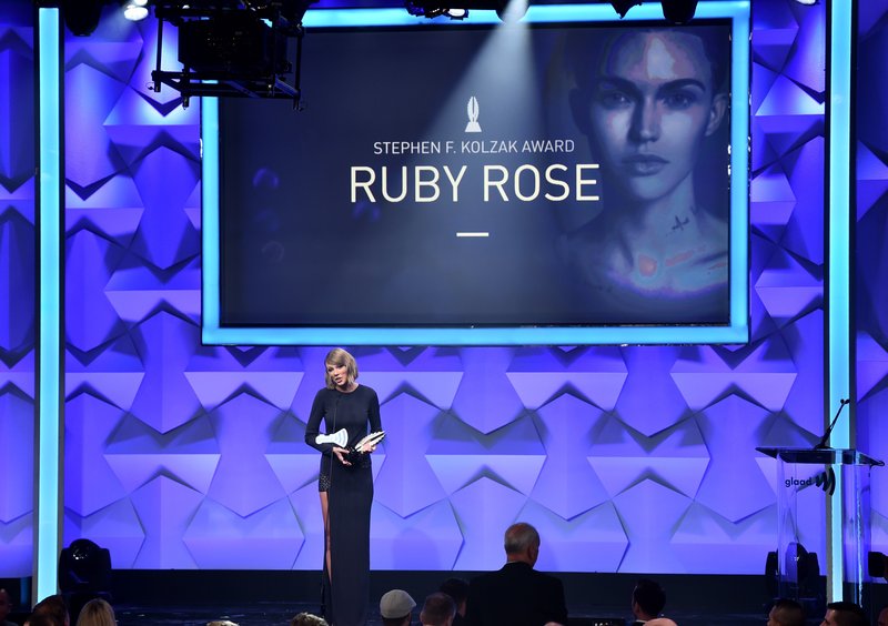 Taylor Swift at 27th Annual GLAAD Media Awards — photo 48