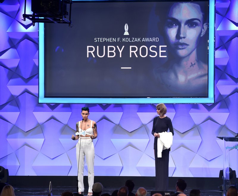 Taylor Swift at 27th Annual GLAAD Media Awards — photo 49