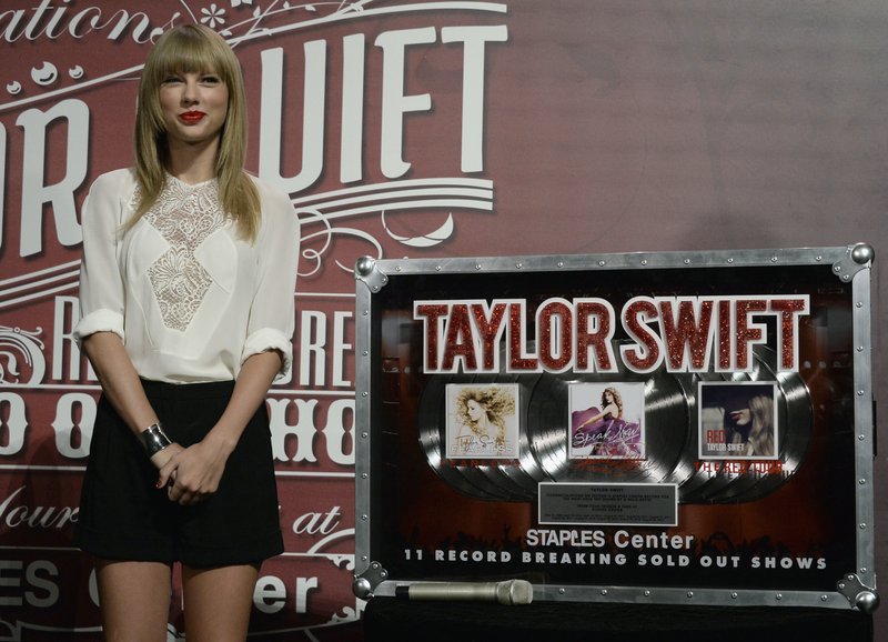 Taylor Swift at Staples Center Press Conference — photo 12
