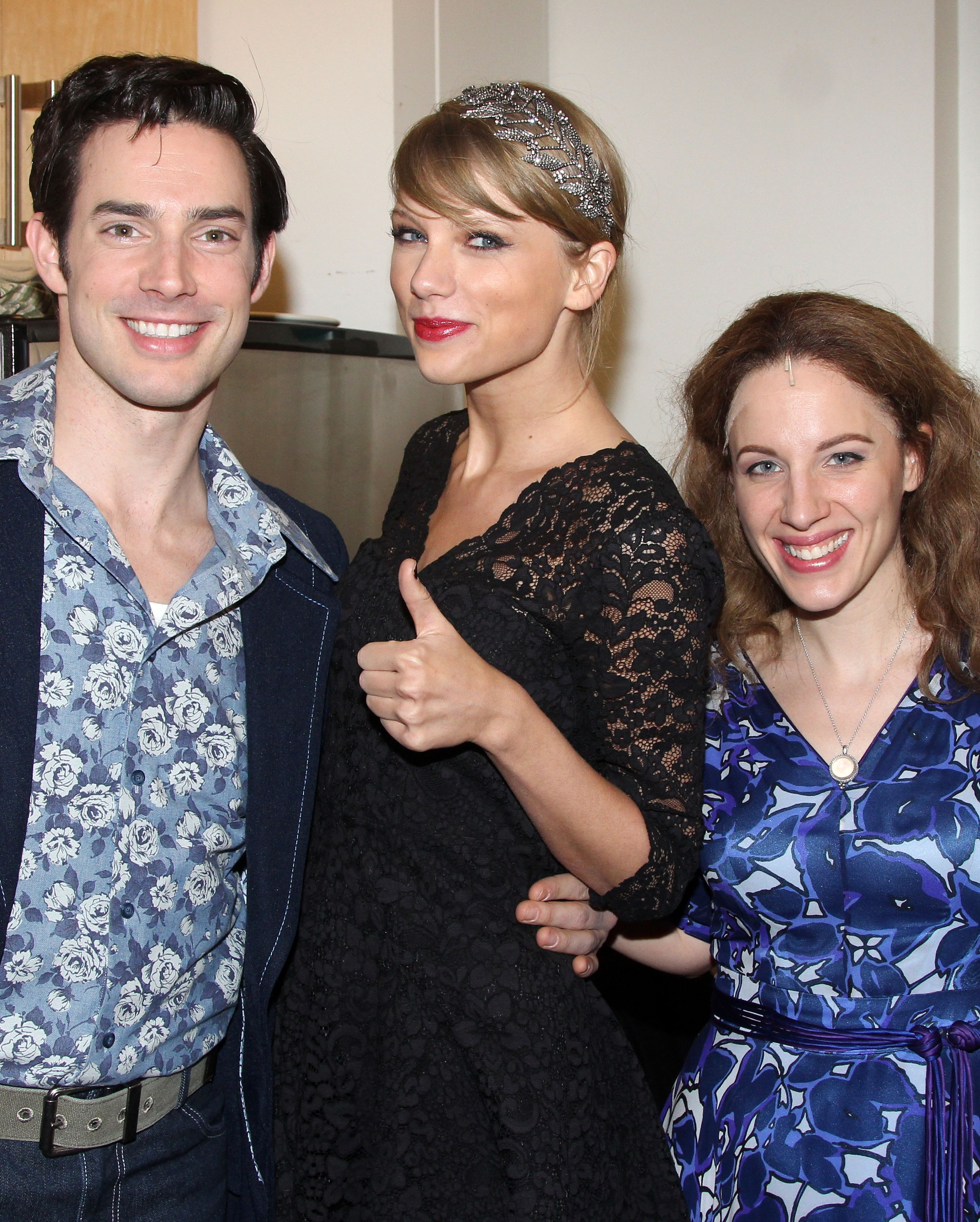 Taylor Swift at "Beautiful: The Carole King Musical" - Backstage — photo 7