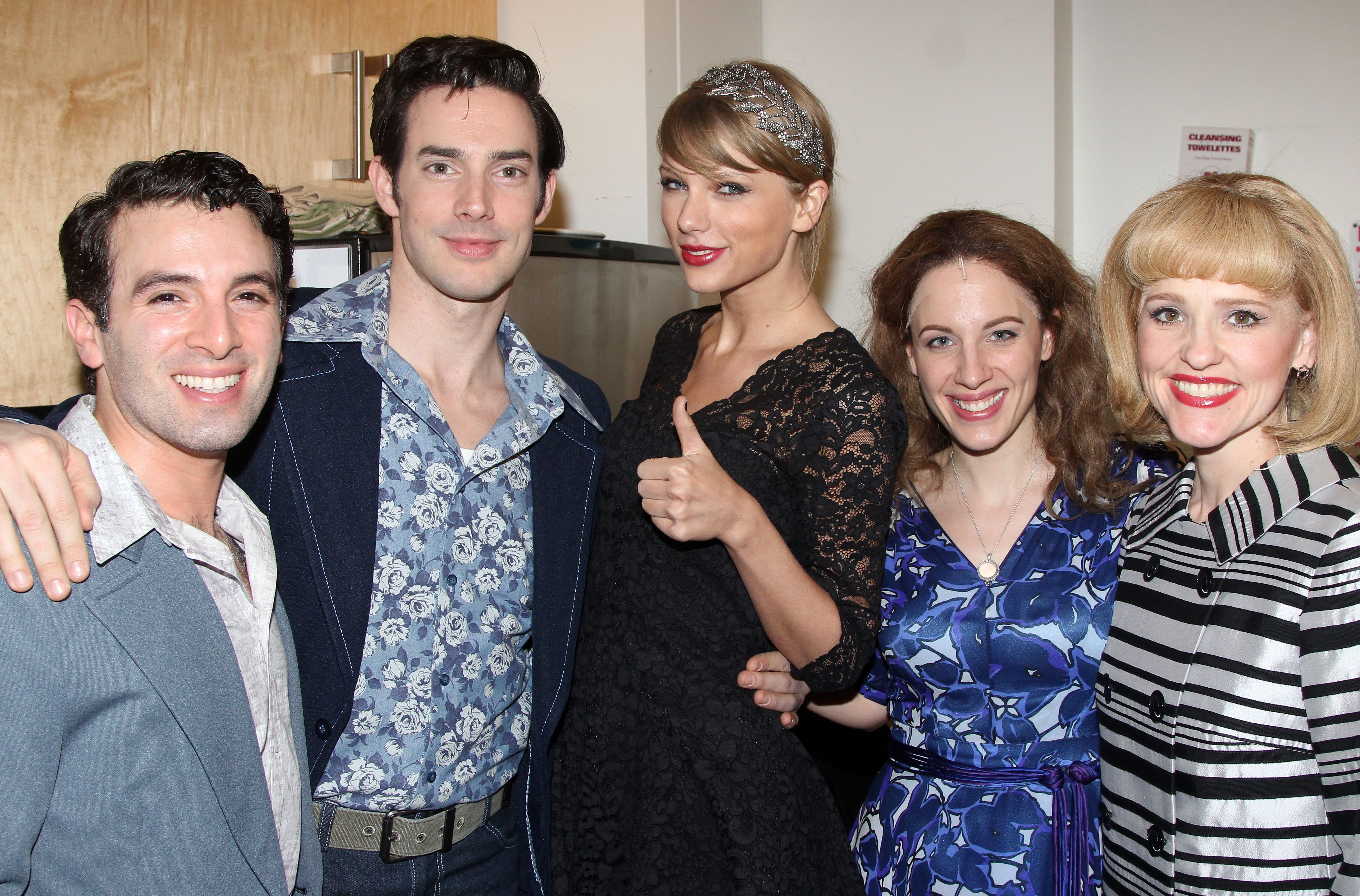 Taylor Swift at "Beautiful: The Carole King Musical" - Backstage — photo 13