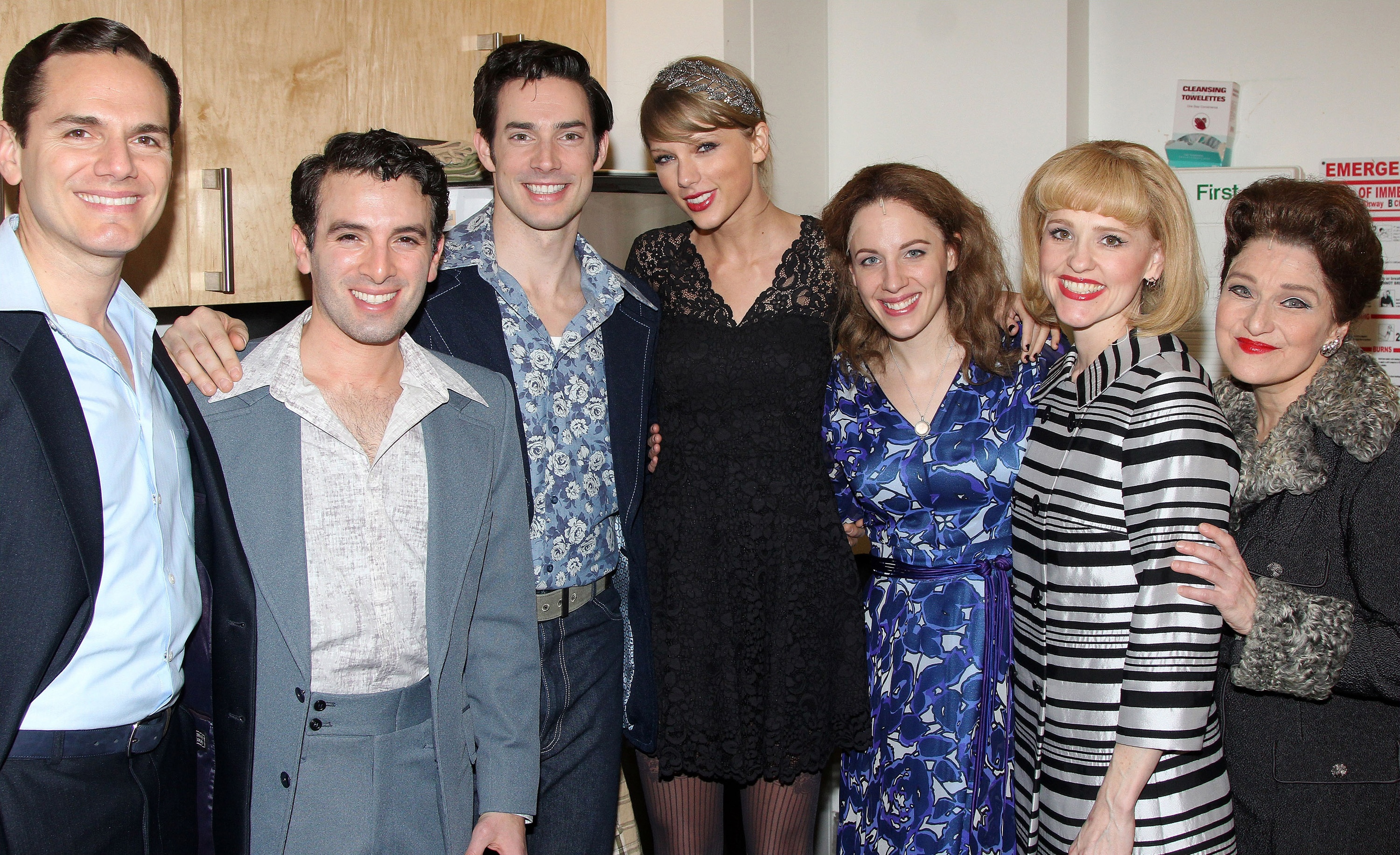 Taylor Swift at "Beautiful: The Carole King Musical" - Backstage — photo 15