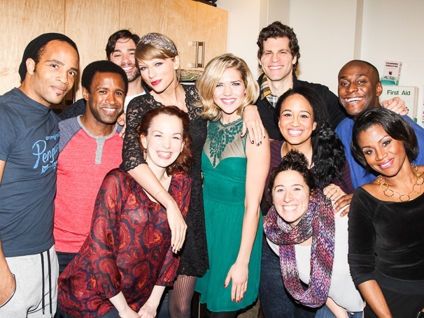 Taylor Swift at "Beautiful: The Carole King Musical" - Backstage — photo 20