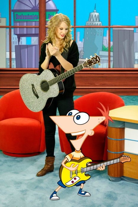 Taylor Swift at Phineas & Ferb — photo 3
