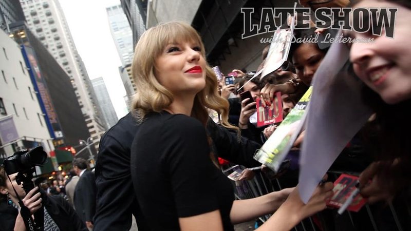 Taylor Swift at The Late Show with David Letterman — photo 4