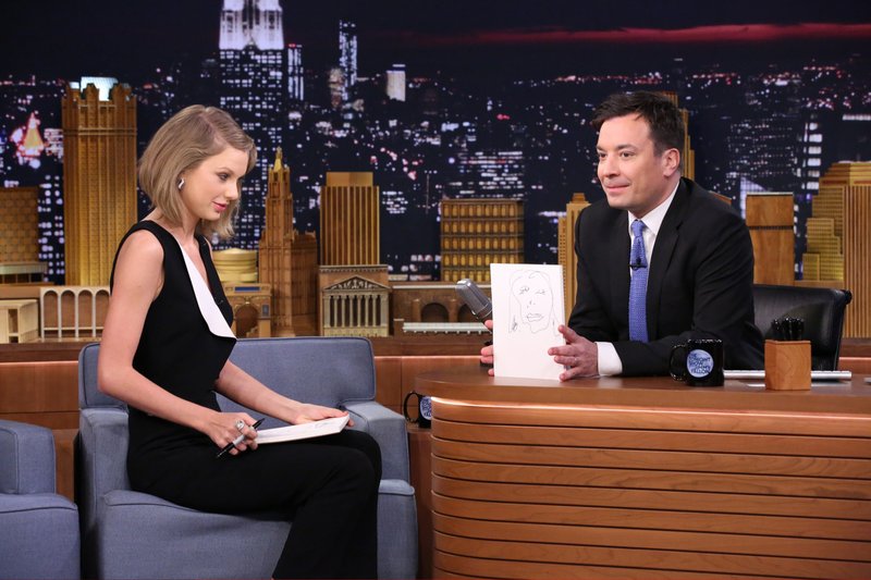 Taylor Swift at The Tonight Show Starring Jimmy Fallon (February 17, 2015) — photo 13